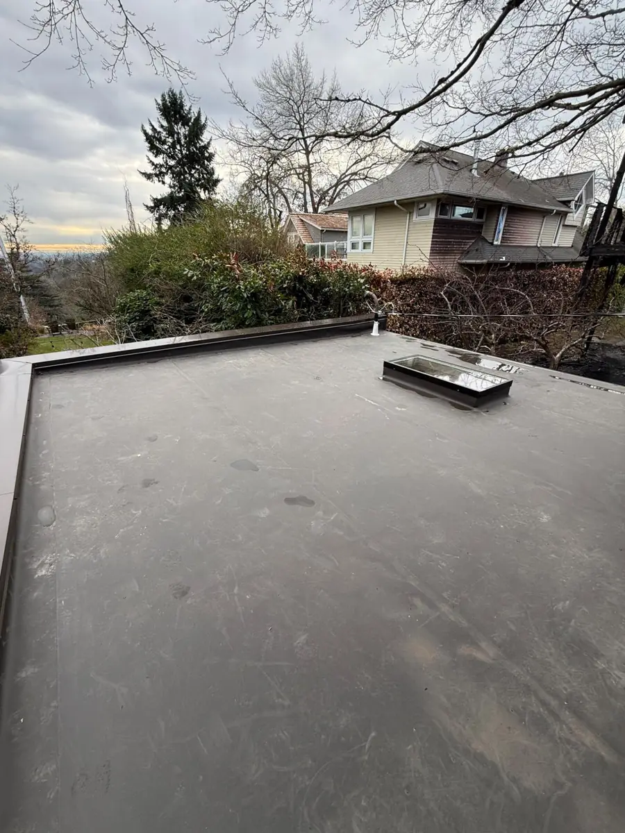 After - New TPO membrane with skylight